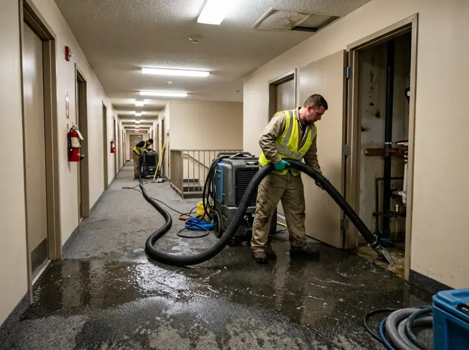 multi-unit-apartment-hallway-f-005 — frequently asked questions, Emergency Burst Pipe Water Extraction & Removal in Howland…
